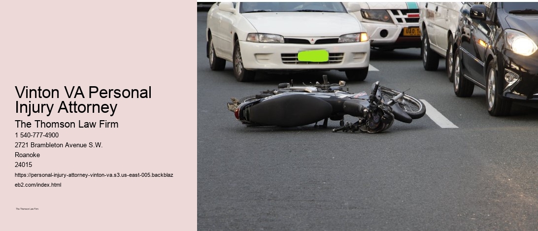 Vinton VA Personal Injury Attorney